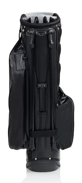 JuCad Waterproof 2in1 stand bag, nero/titanio