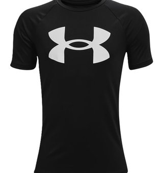 Under Armour Tech Big Logo maglia da bambino, nera