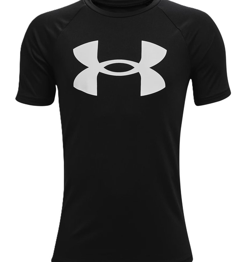 Under Armour Tech Big Logo maglia da bambino, nera