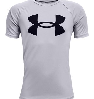 Under Armour Tech Big Logo maglia da bambino, grigia