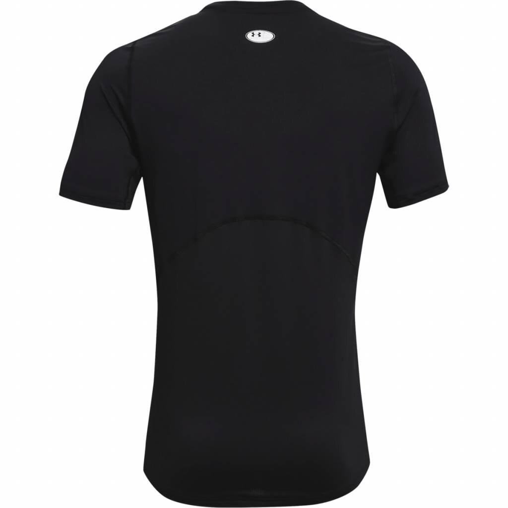 Under Armour HeatGear Fitted S t-shirt da uomo, nero