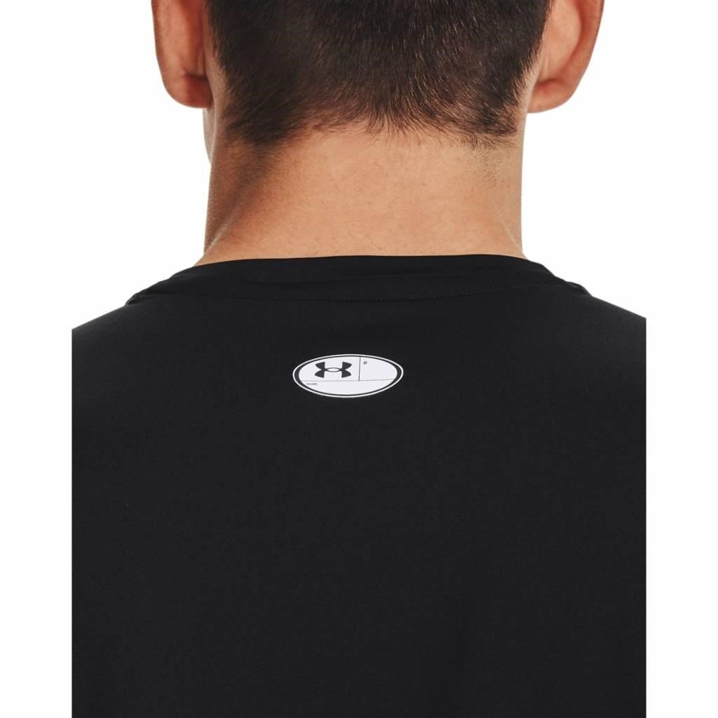 Under Armour HeatGear Fitted S t-shirt da uomo, nero