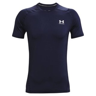 Under Armour HG Fitted SS t-shirt da uomo, midnight navy