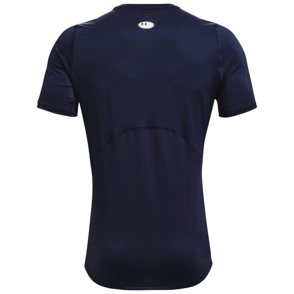 Under Armour HG Fitted SS t-shirt da uomo, midnight navy