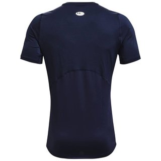 Under Armour HG Fitted SS t-shirt da uomo, midnight navy