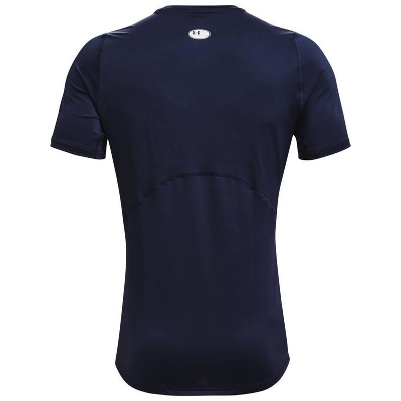 Under Armour HG Fitted SS t-shirt da uomo, midnight navy