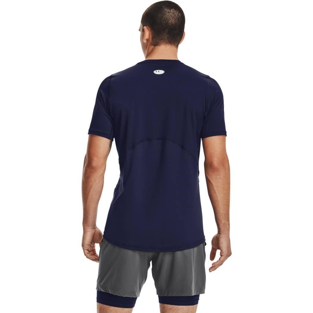 Under Armour HG Fitted SS t-shirt da uomo, midnight navy