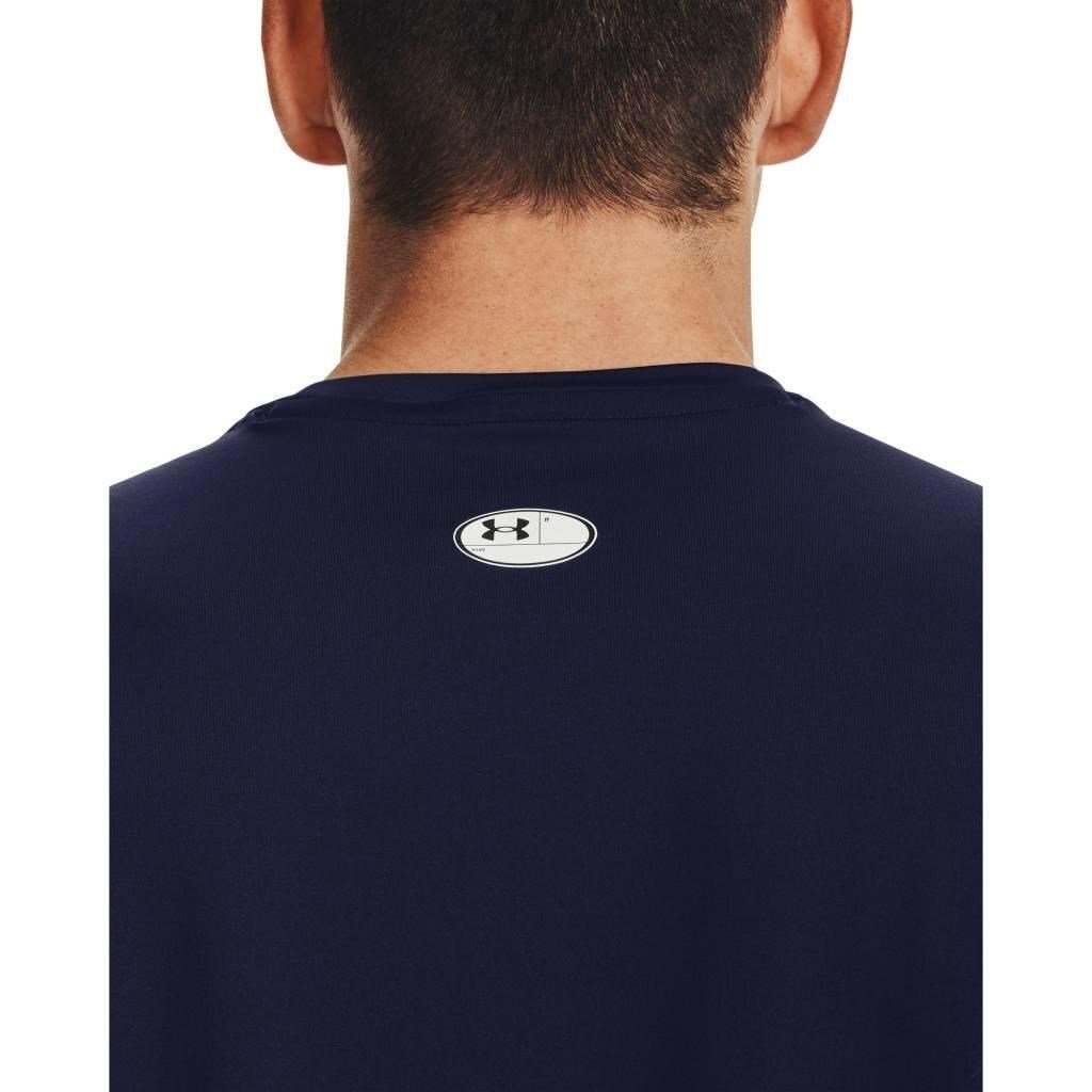 Under Armour HG Fitted SS t-shirt da uomo, midnight navy