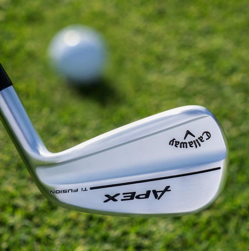 Callaway Apex Ti Fusion Plated ferri da uomo, acciaio