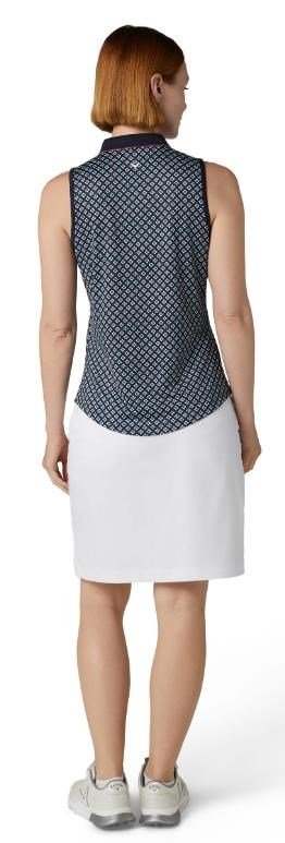 Callaway Mini Geo Floral Sleeveless top da donna, peacoat