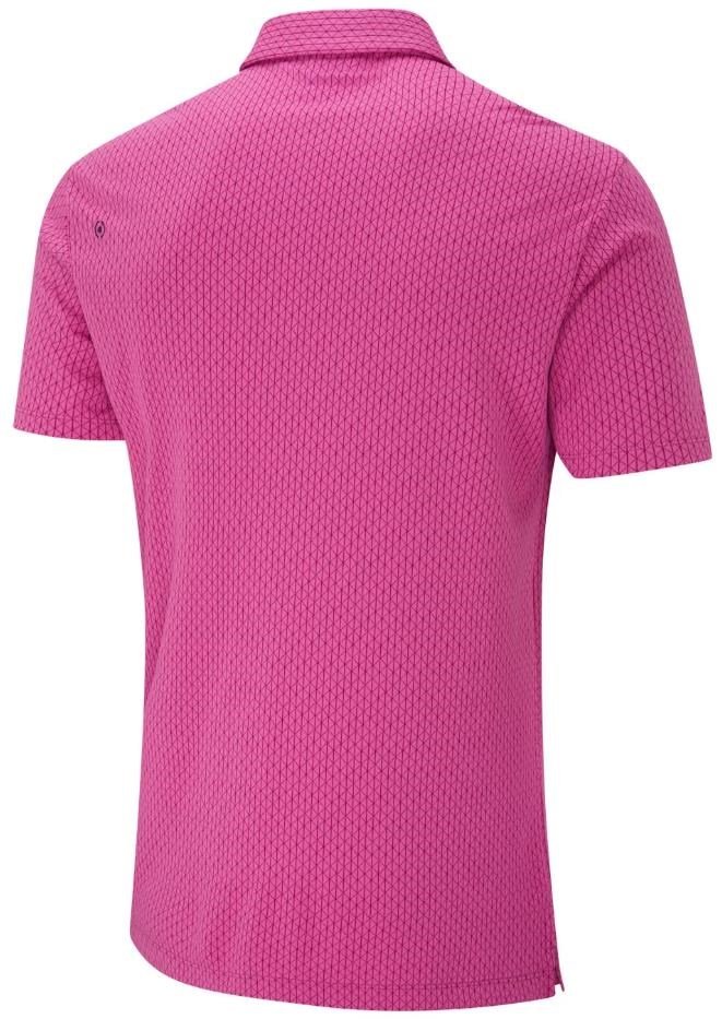 PING Hershel polo da uomo, ultra pink multi