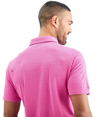 PING Hershel polo da uomo, ultra pink multi