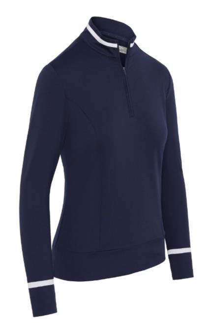 Callaway Thermal Long Sleeve Colourblock top da donna, peacoat