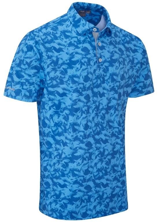 PING Julian polo uomo, tidal blue multi