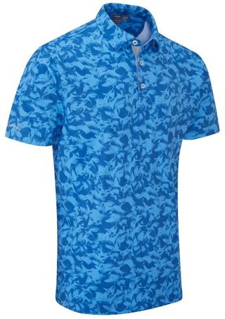 PING Julian polo uomo, tidal blue multi