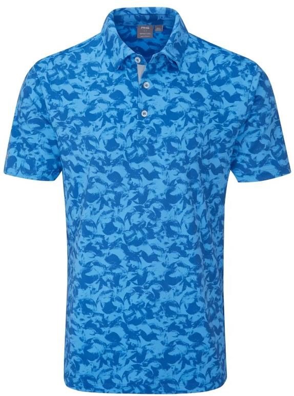 PING Julian polo uomo, tidal blue multi
