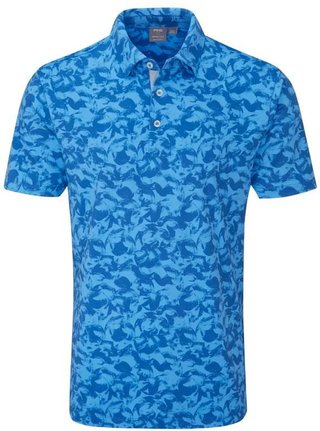 PING Julian polo uomo, tidal blue multi