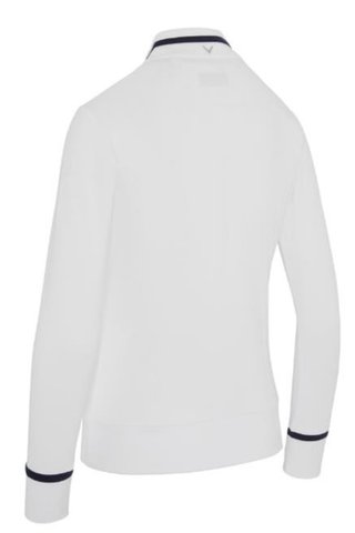 Callaway Thermal Long Sleeve Colourblock maglia da donna, brilliant white