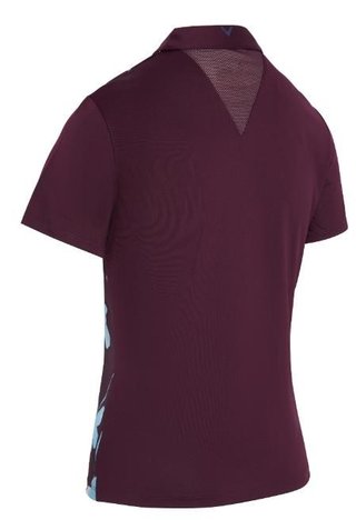 Callaway Stemmed Floral polo da donna, potent purple