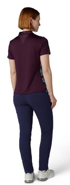 Callaway Stemmed Floral polo da donna, potent purple