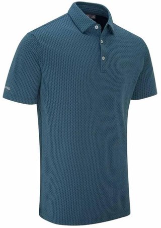PING Hershel polo da uomo, blue fusion multi