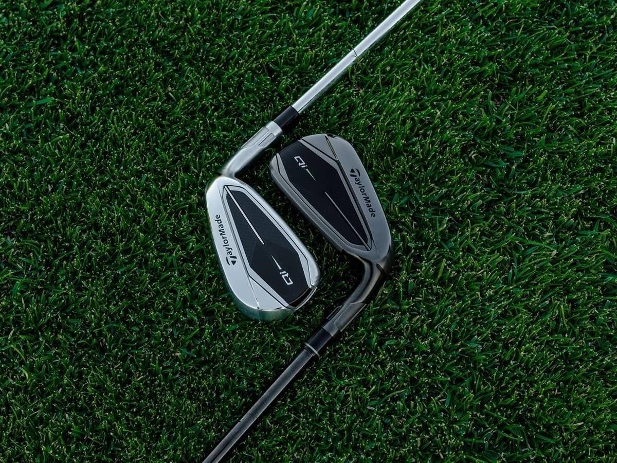 TaylorMade Qi Gunmetal Edition ferri da uomo, acciaio
