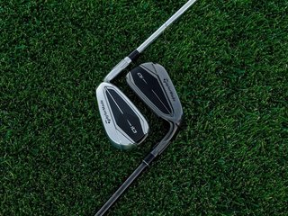 TaylorMade Qi Gunmetal Edition ferri da uomo, acciaio