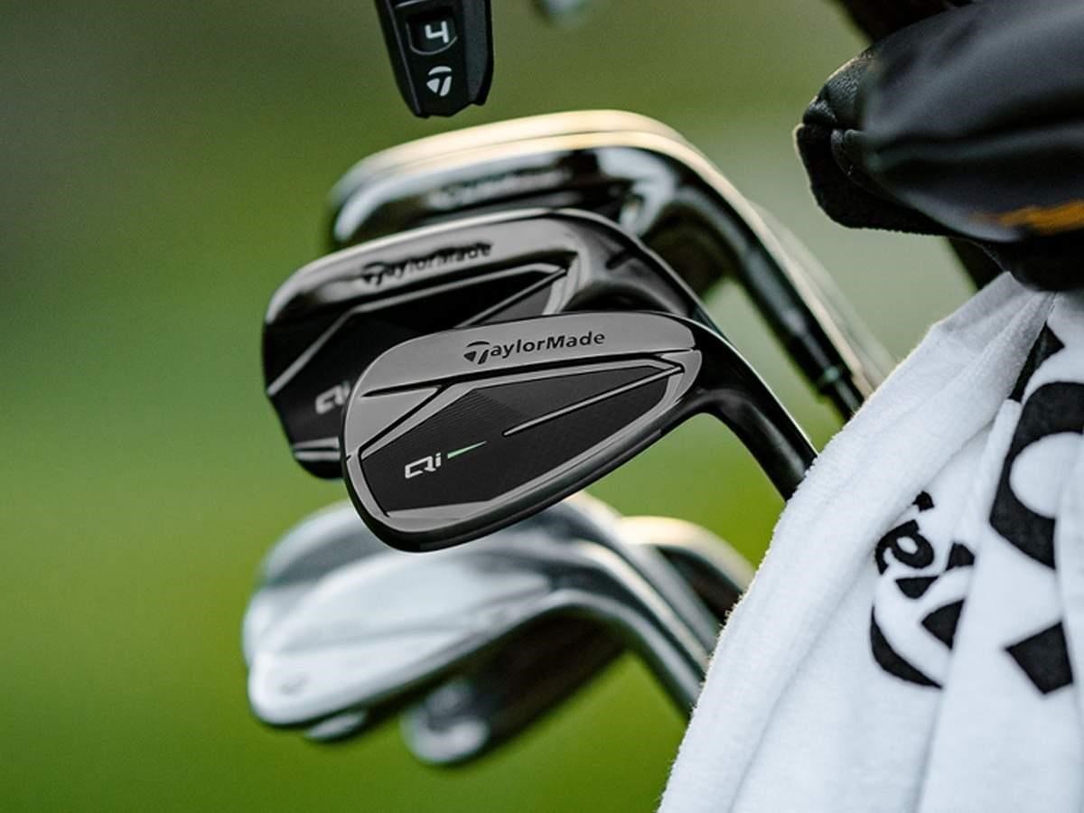 TaylorMade Qi Gunmetal Edition ferri da uomo, acciaio