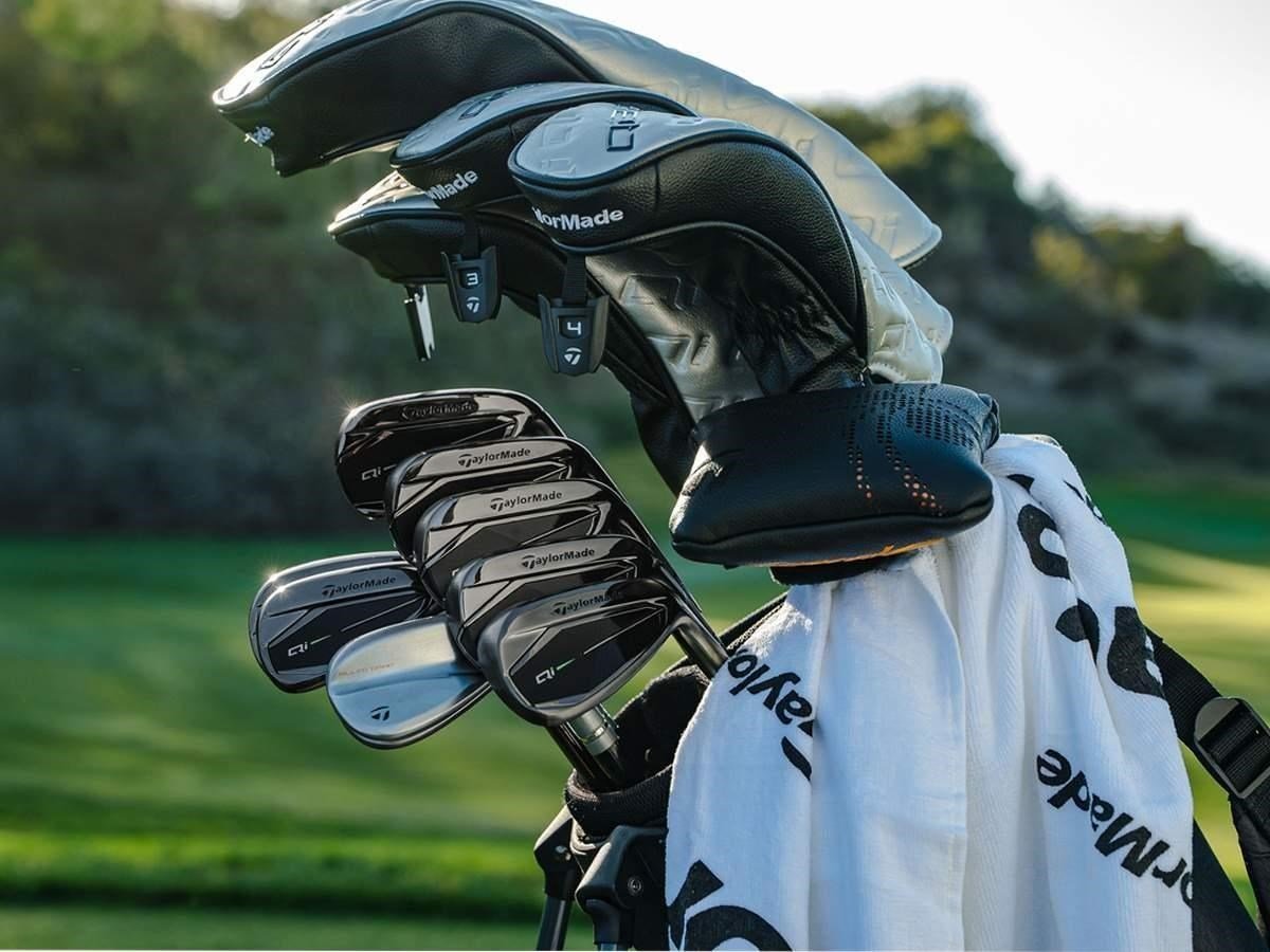 TaylorMade Qi Gunmetal Edition ferri da uomo, acciaio