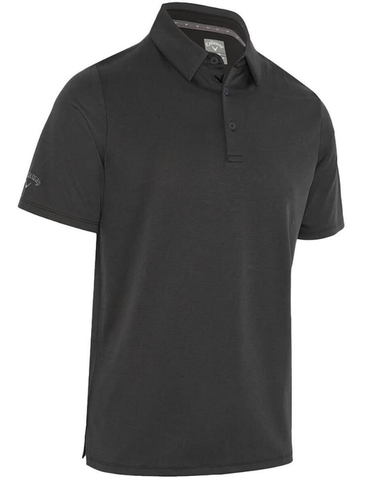 Callaway Chev Twill Jacquard polo da uomo, caviar