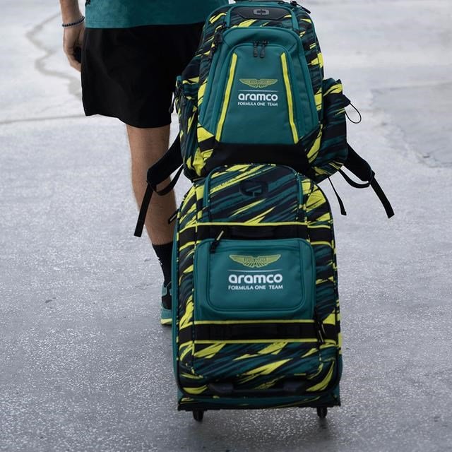 Ogio Ogio Alpha Layover Aston Martin F1 Team 40-44L borsa, verde