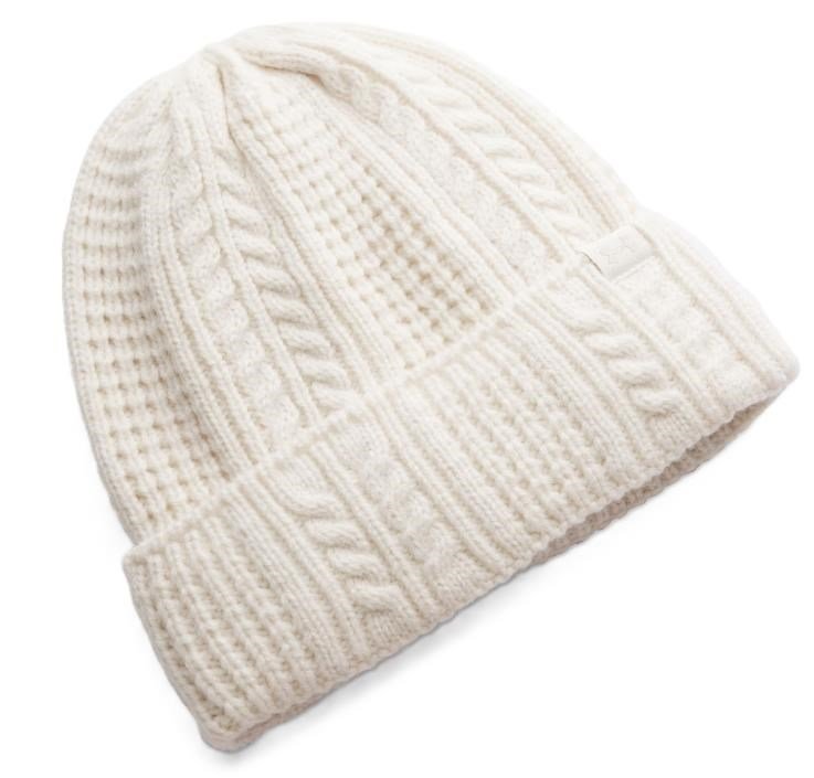 Under Armour Halftime Cable Knit berretto da donna, stone/khaki base