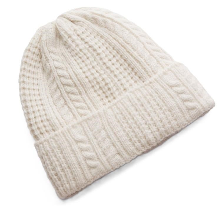 Under Armour Halftime Cable Knit berretto da donna, stone/khaki base