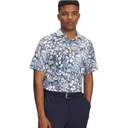 Under Armour Drive Chill Printed polo da uomo, blue calm/midnight navy