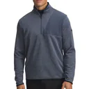 Under Armour Drive SweaterFleece 1/2 Zip felpa da uomo, grigio scuro