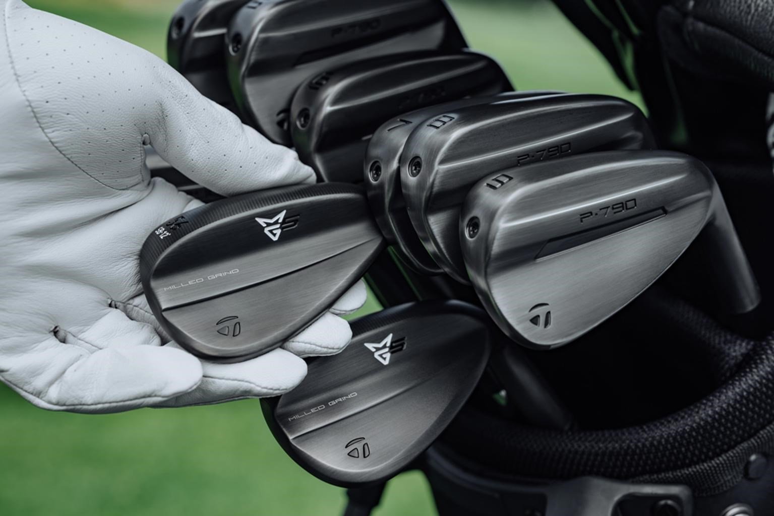 TaylorMade MG5 Charcoal wedge, acciaio