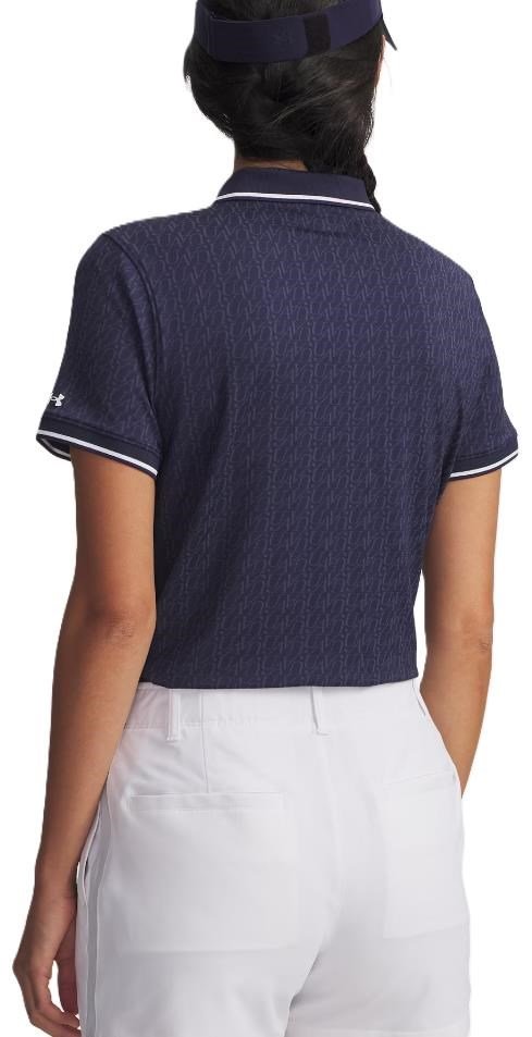 Under Armour Playoff Jacquard polo da donna, midnight navy