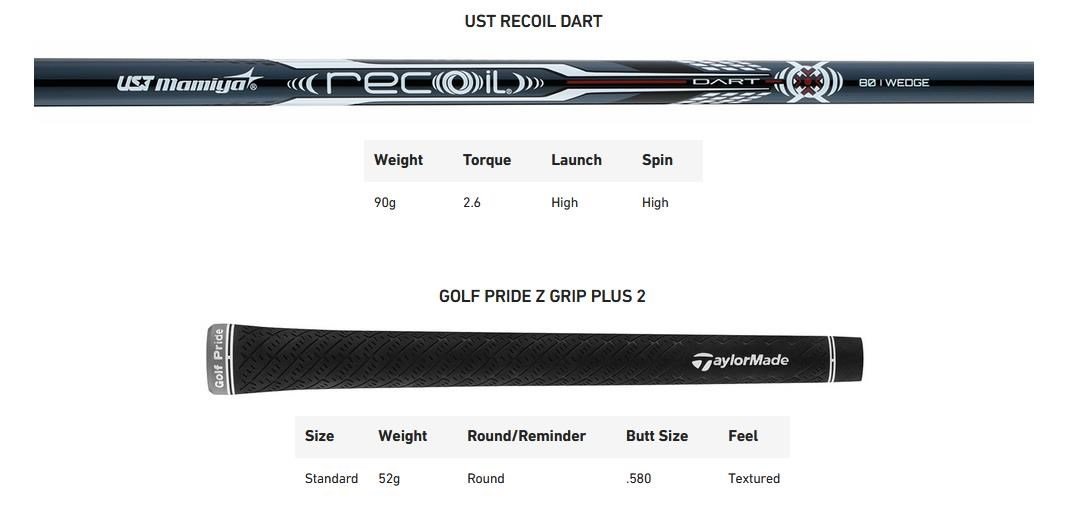 TaylorMade MG5 Chrome wedge, grafite