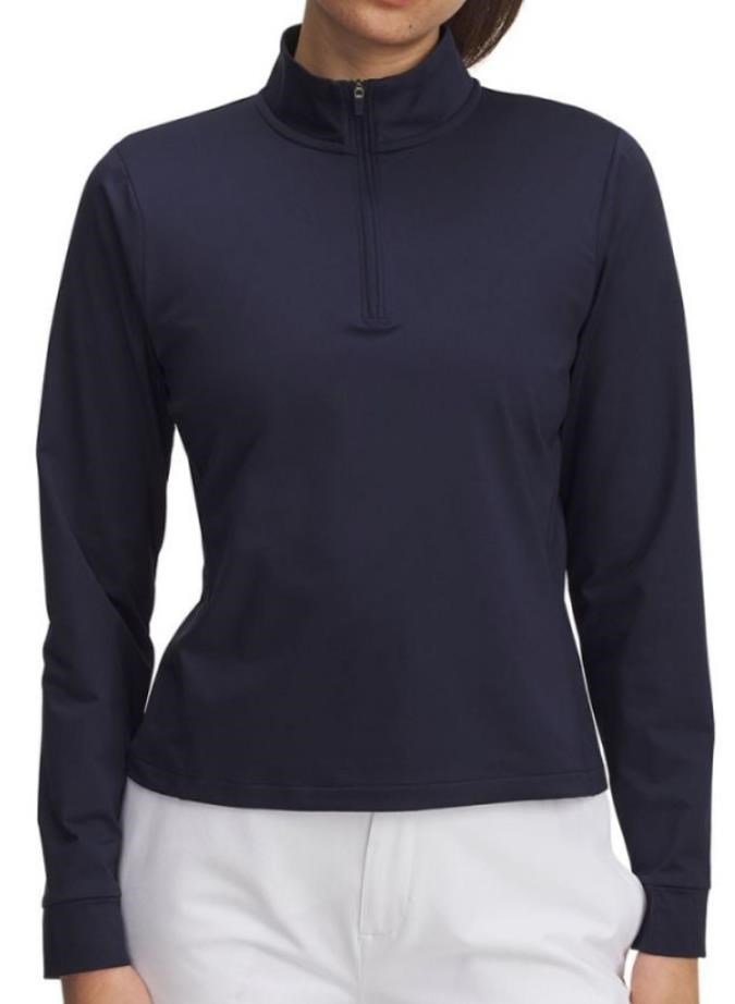 Under Armour Drive 1/4 Zip felpa da donna, midnight navy