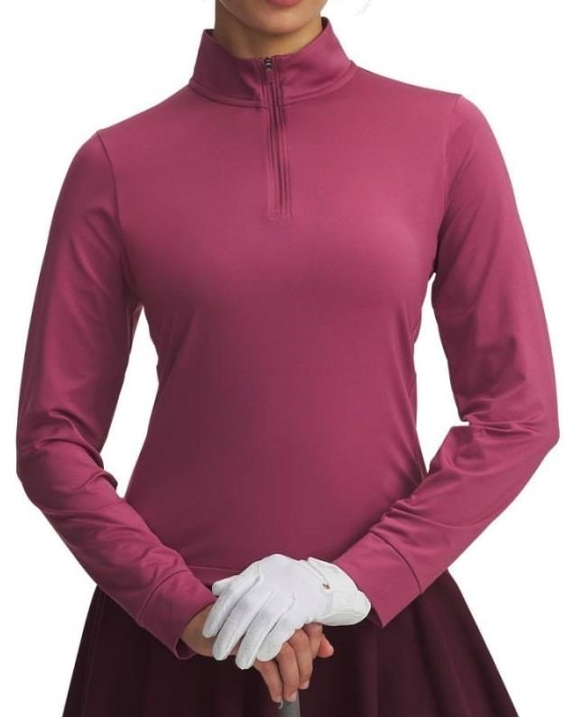Under Armour Drive 1/4 Zip felpa da donna, fuchsia dark