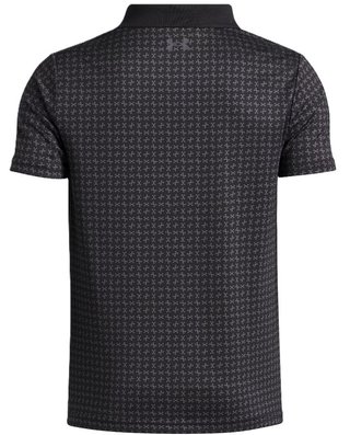 Under Armour Matchplay Printed polo junior, black/castlerock