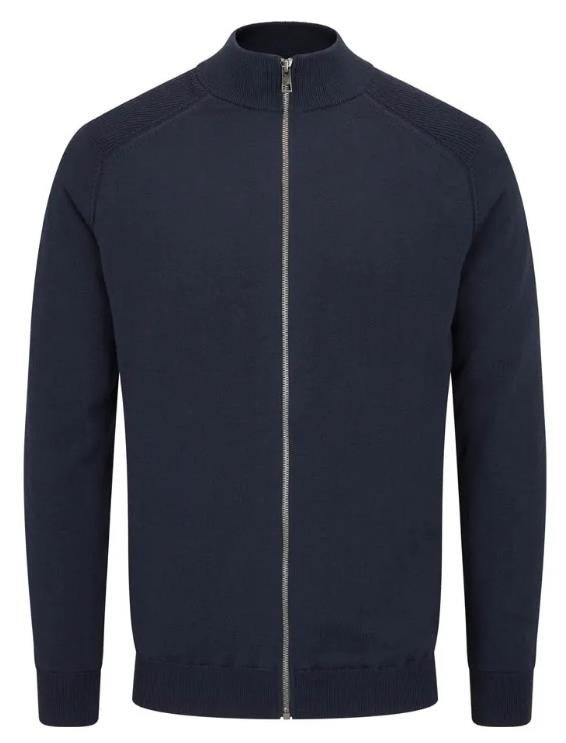 PING Murphy Lined full zip maglione da uomo, blu navy