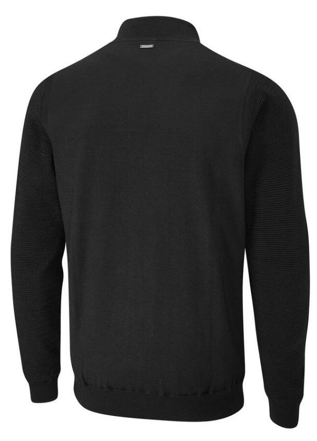 PING Croy Lined Half Zip maglione da uomo, nero