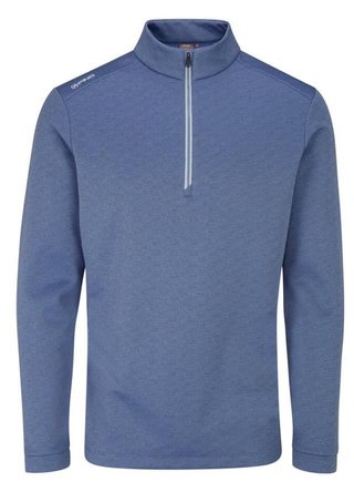 PING Bexton Half Zip Fleece felpa da uomo, airforce multi