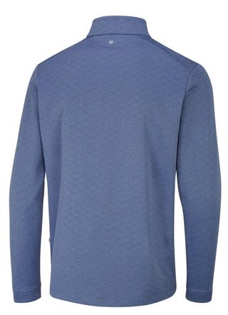 PING Bexton Half Zip Fleece felpa da uomo, airforce multi