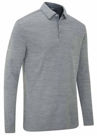 PING Creek manica lunga polo da uomo, rock melange