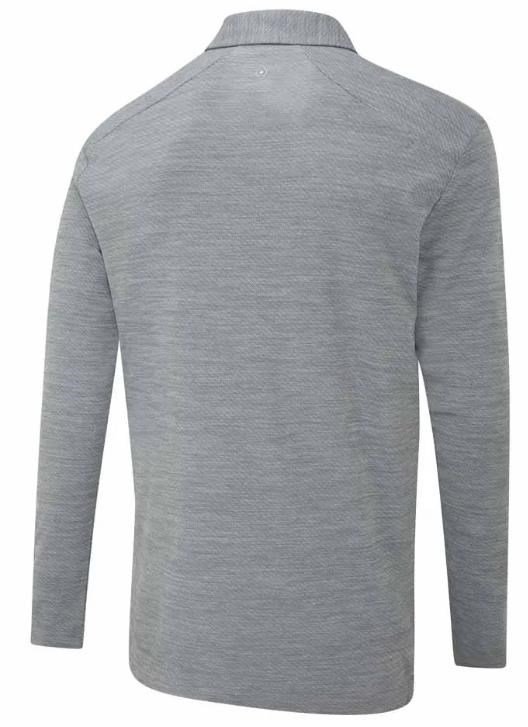 PING Creek manica lunga polo da uomo, rock melange