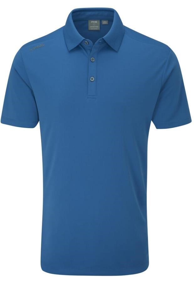 PING Lindum polo da uomo, tidal blue
