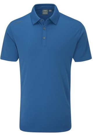 PING Lindum polo da uomo, tidal blue