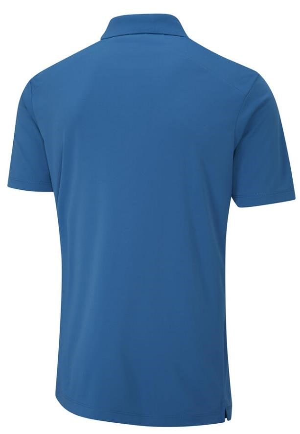 PING Lindum polo da uomo, tidal blue